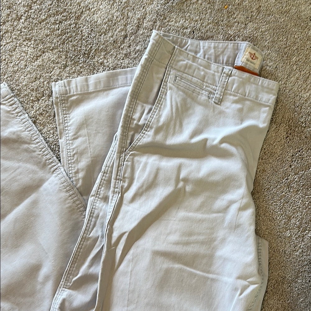 Light Gray Casual Pants